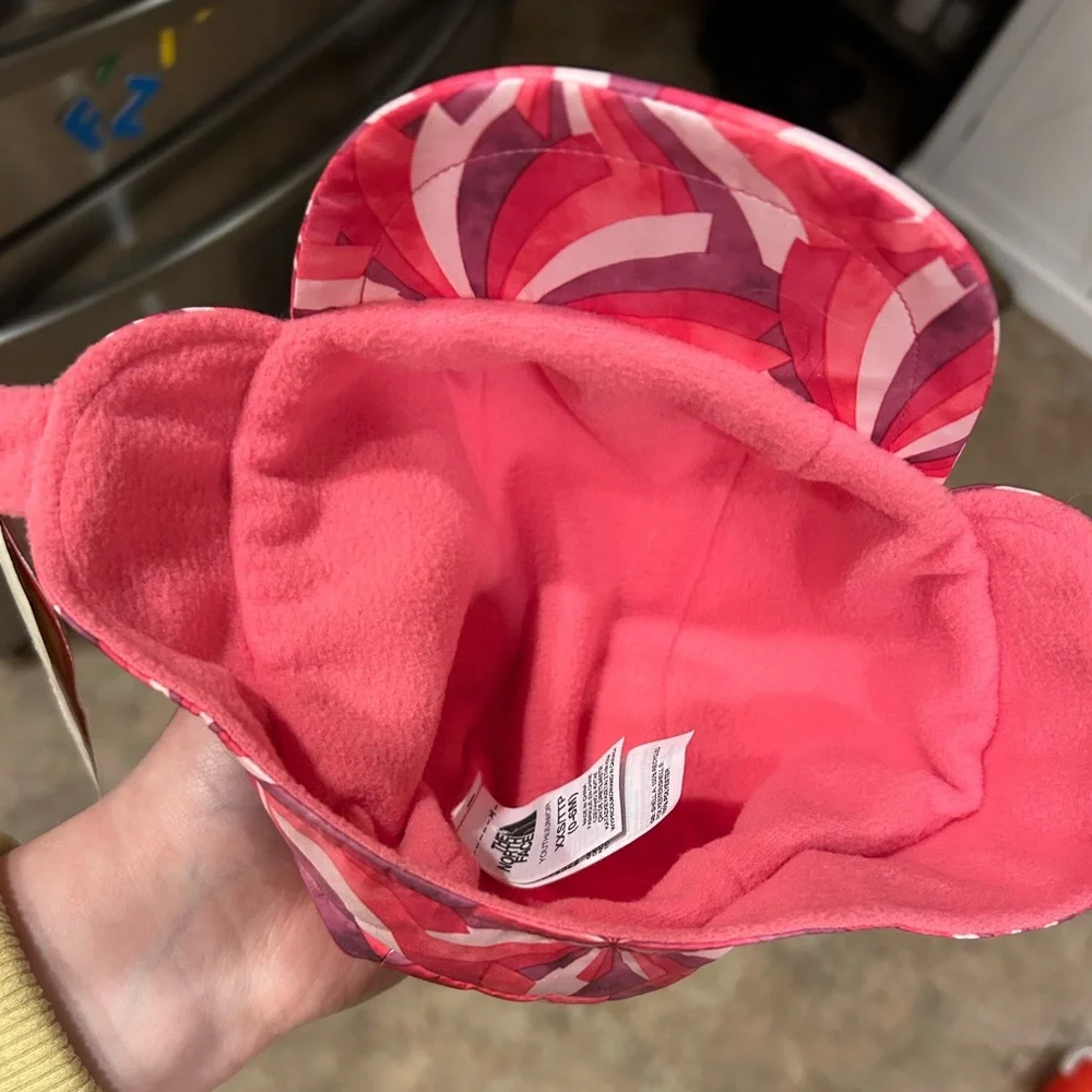 The North Face Kids Pink Patterned Hat